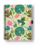 Leap Year Frogs Medium Wire-O Spiral Notebook