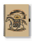 Wild West Medium Wire-O Spiral Notebook