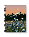 Lupines Medium Wire-O Spiral Notebook