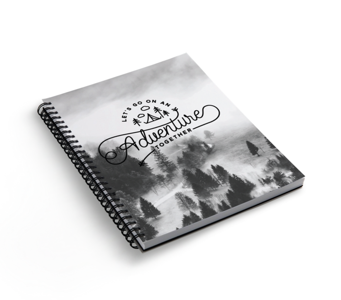 Custom Large Wire-O Notebook
