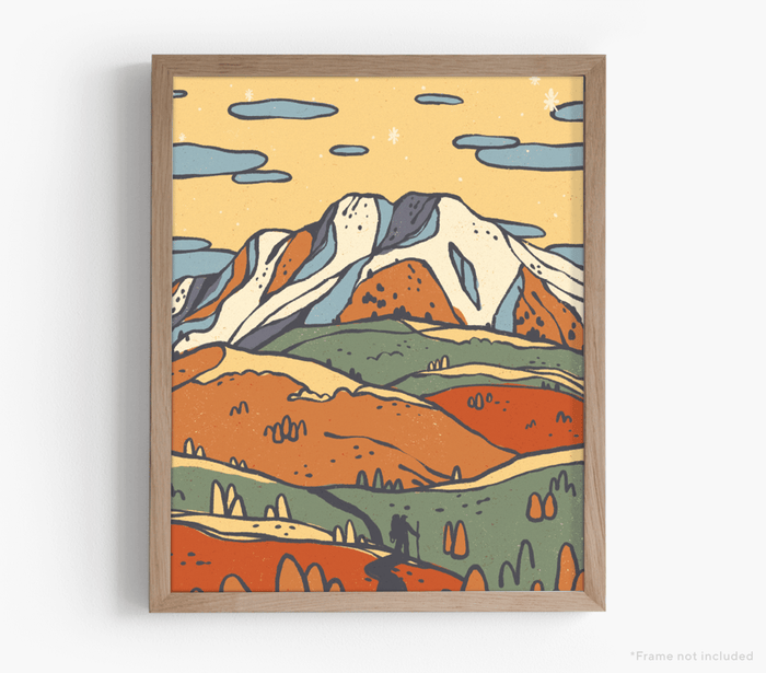 Autumn Mountain Art Print