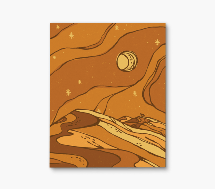 Honey Dunes Art Print