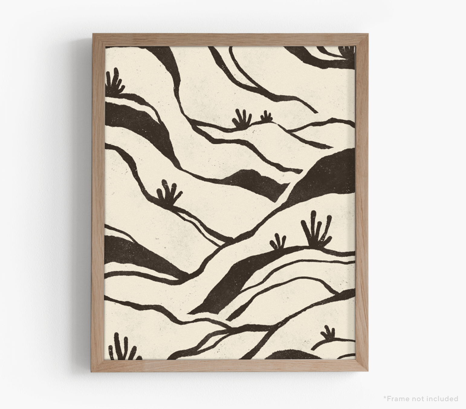 Desert Lines Art Print