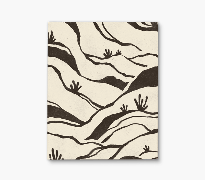 Desert Lines Art Print