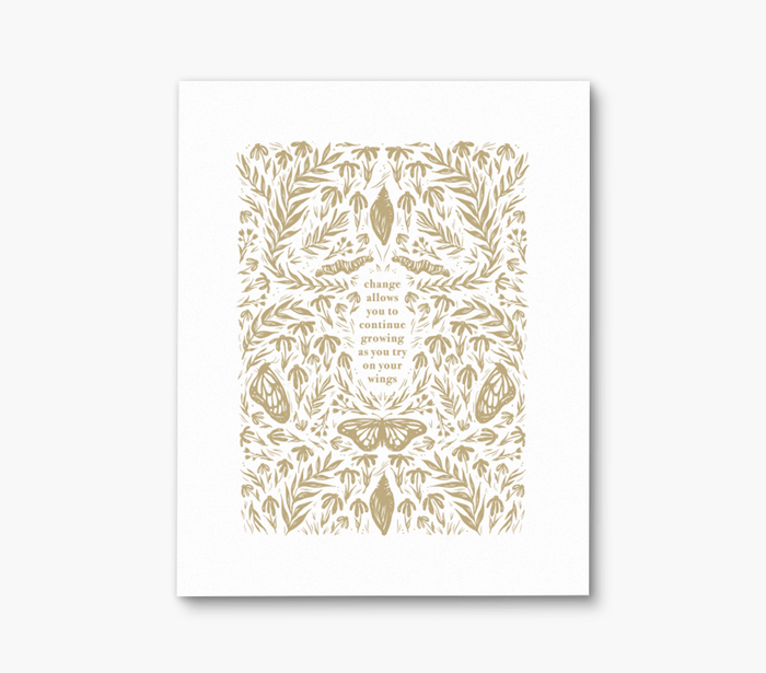 Wings of Change Art Print