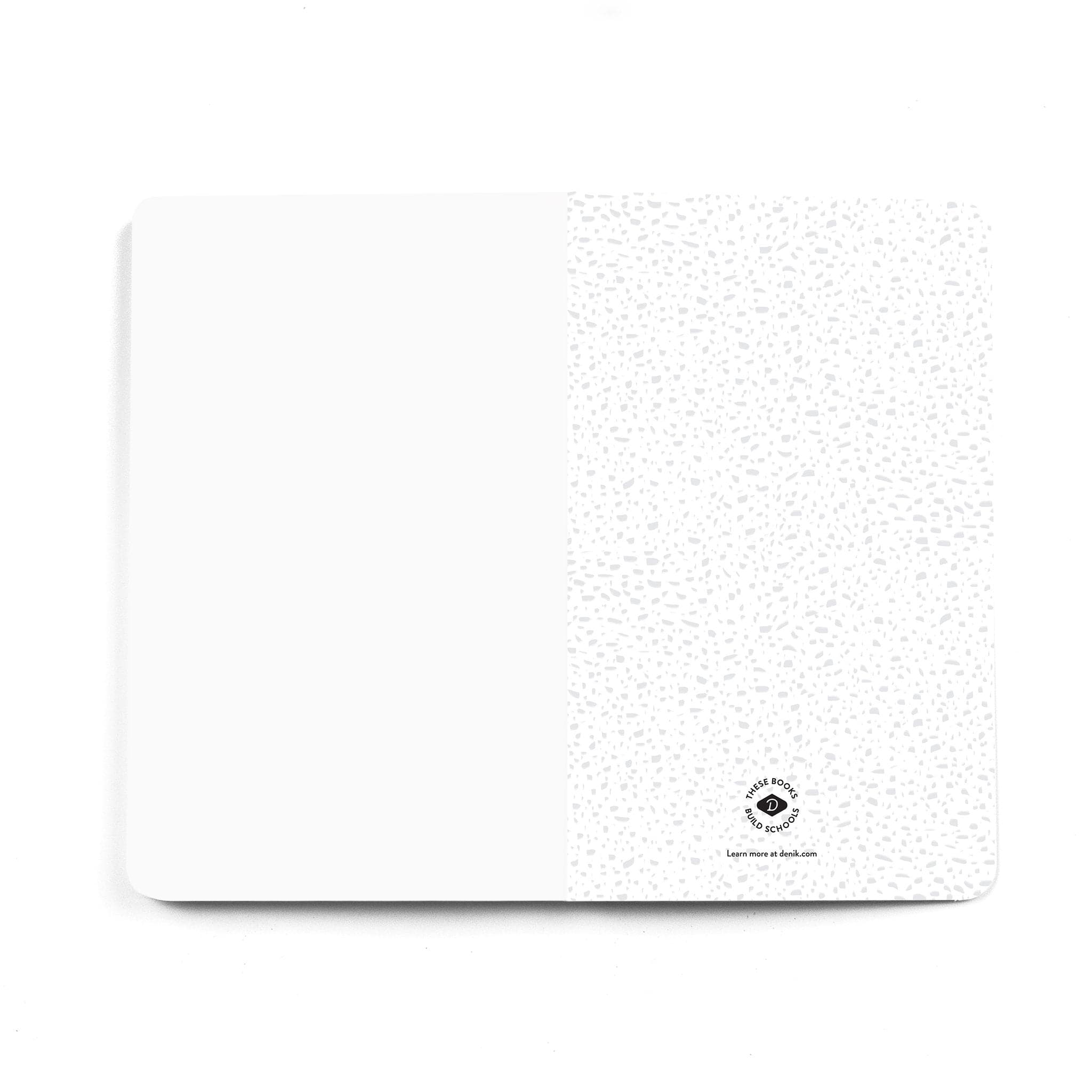 Blind Softcover Notebook back endsheet