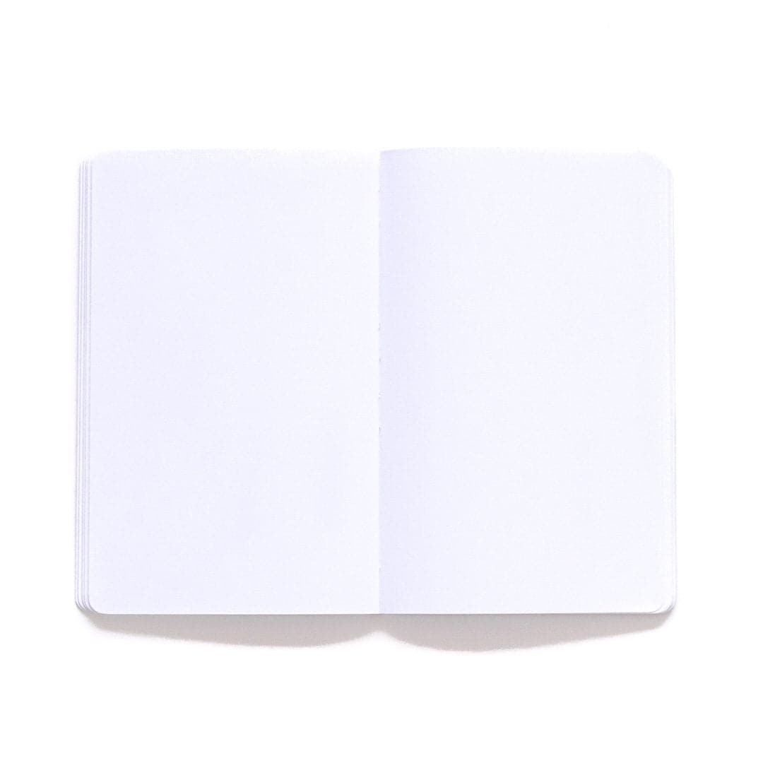 Blind Softcover Notebook blank page spread