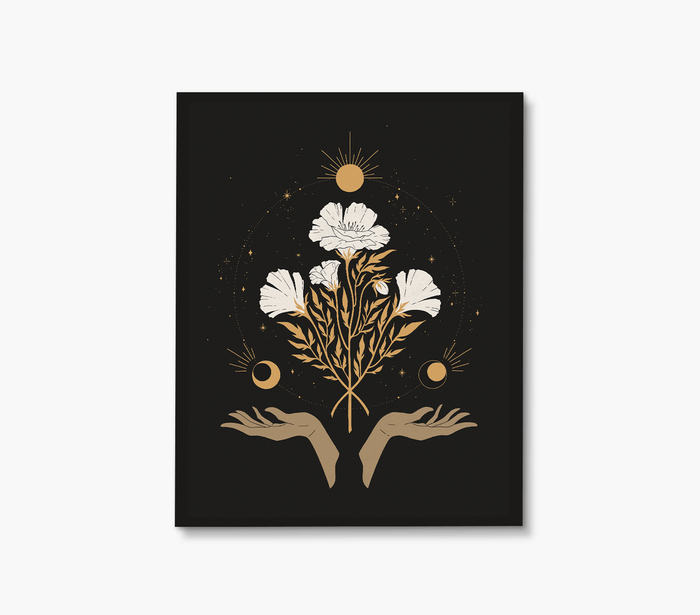 Celestial Flowers Art Print