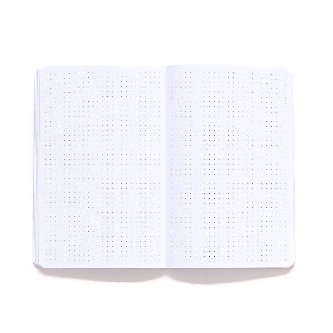 Blind Softcover Notebook dot grid page spread