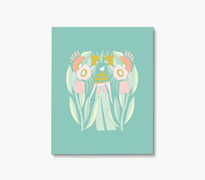Garden Girl Art Print