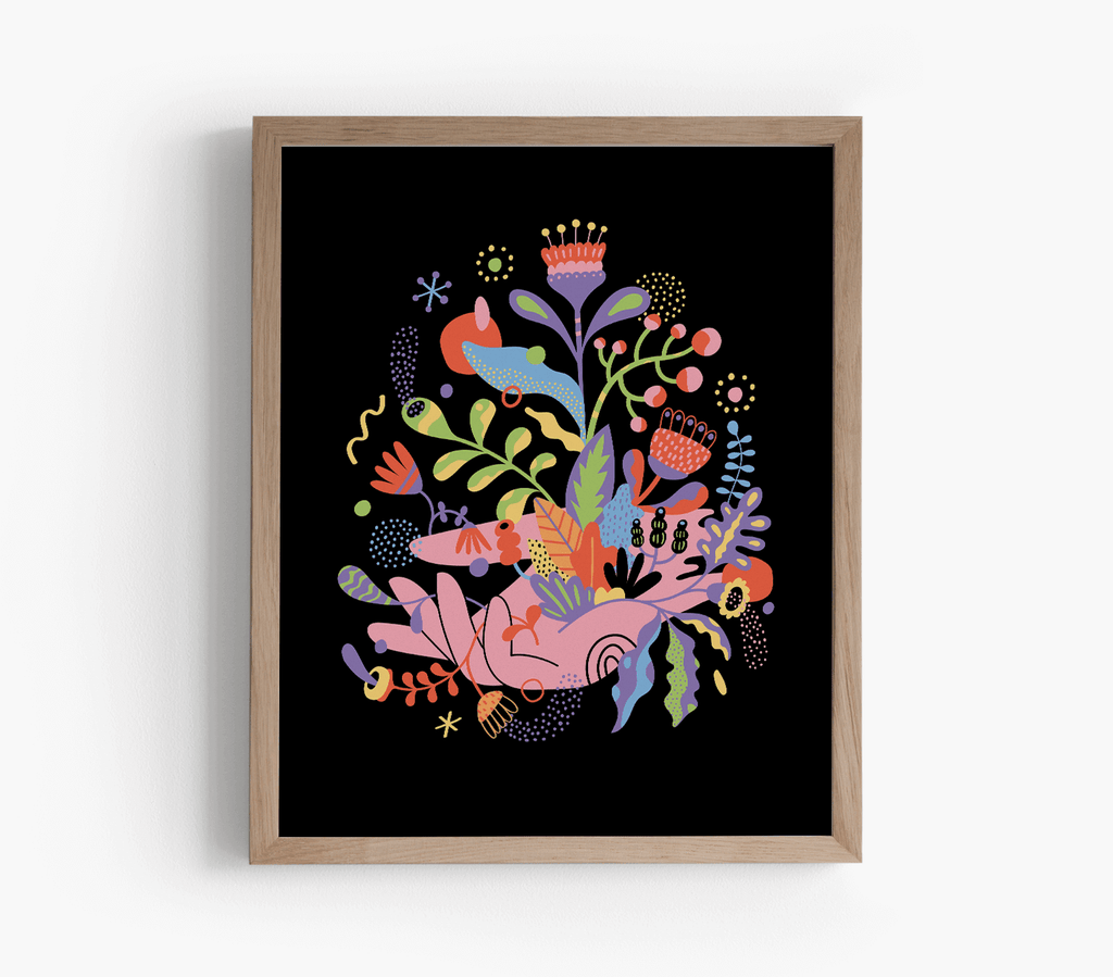 Palm Plants Art Print