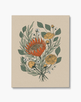 Protea Flowers Art Print