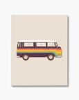 Van Rainbow Art Print