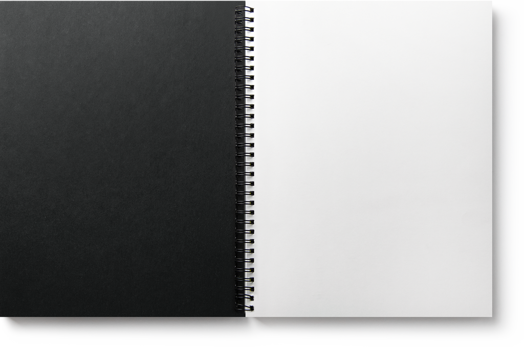 Crescent Moon Large Wire-O Notebook