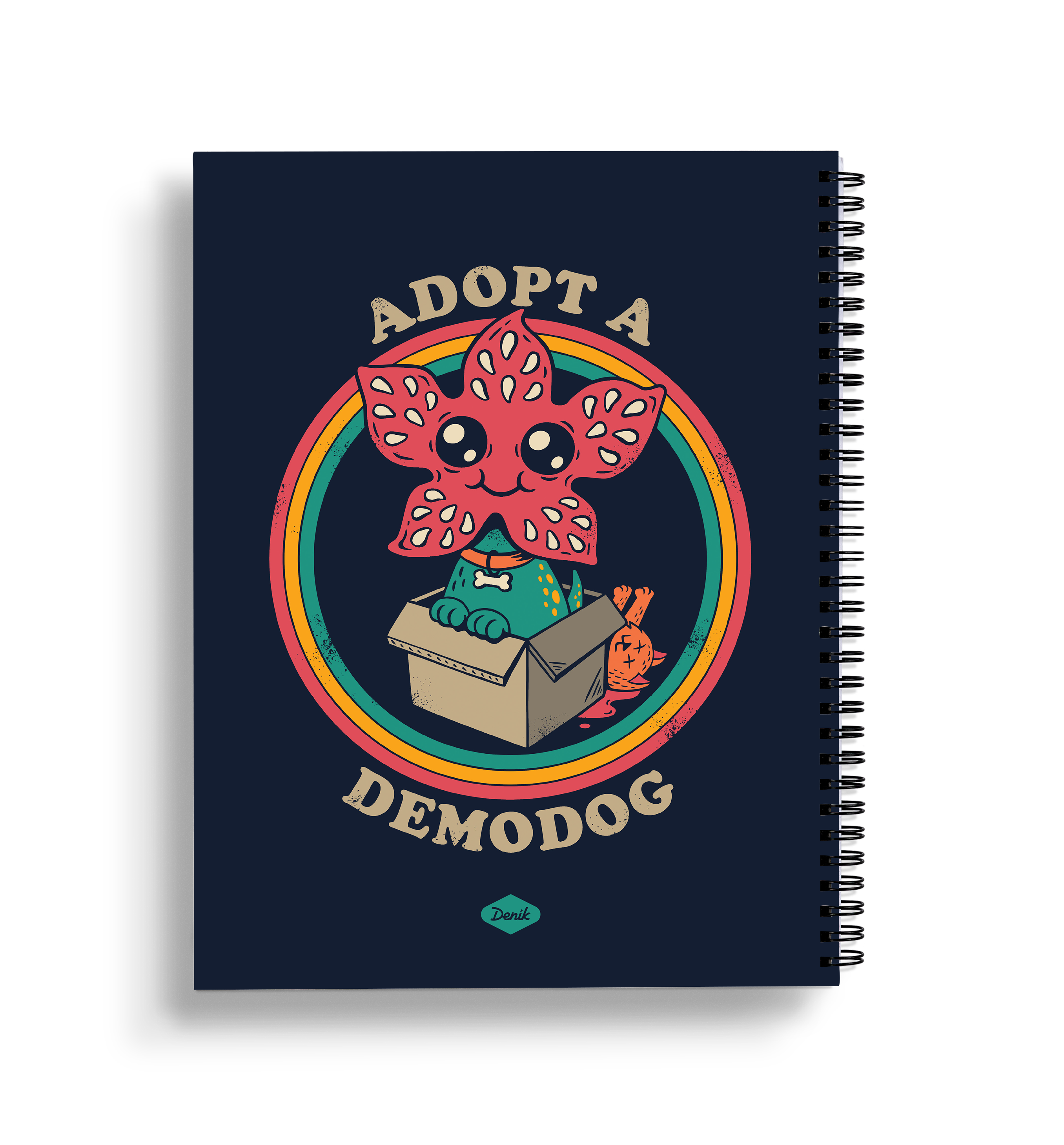 Adopt a Demodog Large Wire-O Notebook
