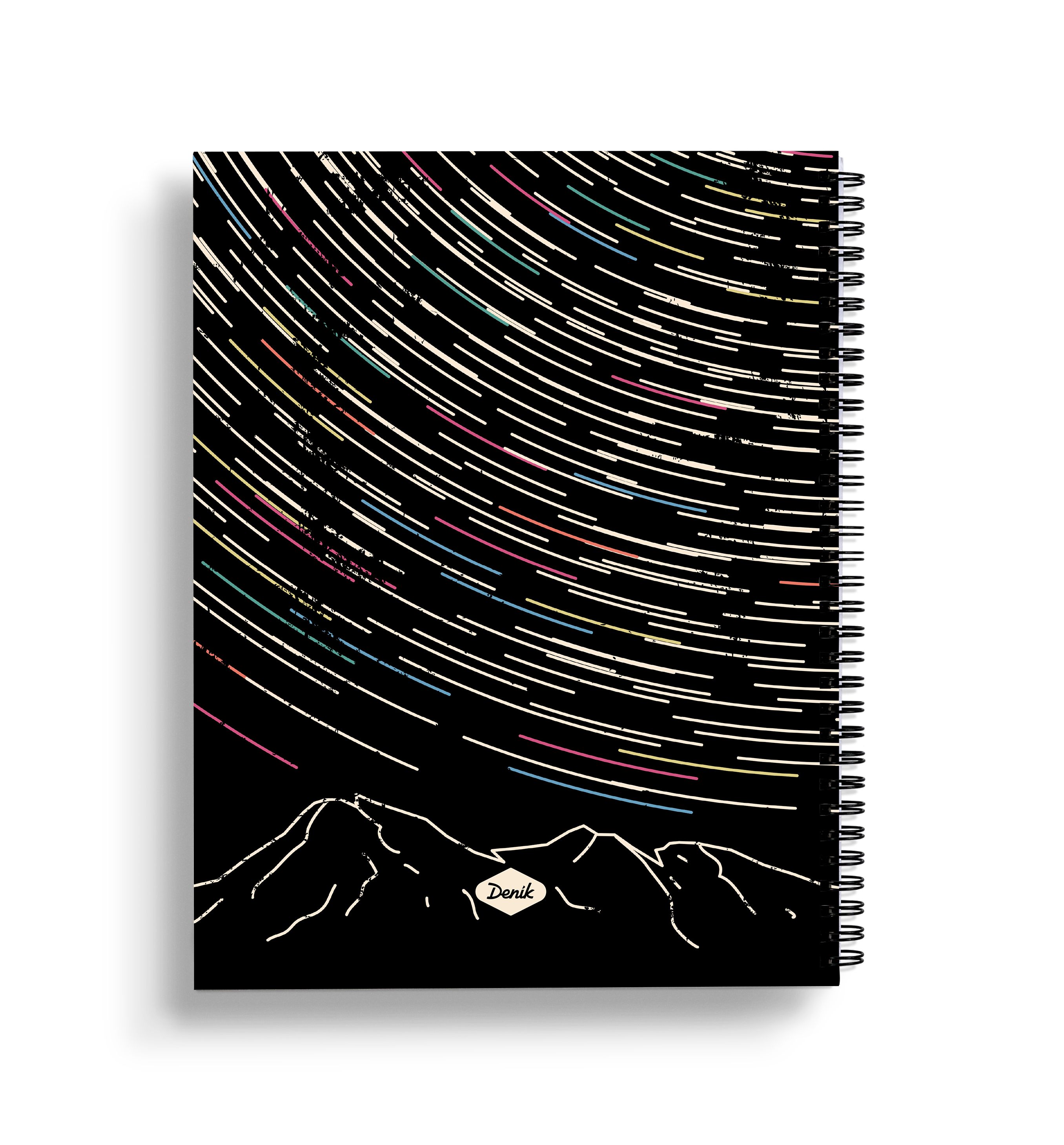 Star Trails Large Wire-O Notebook