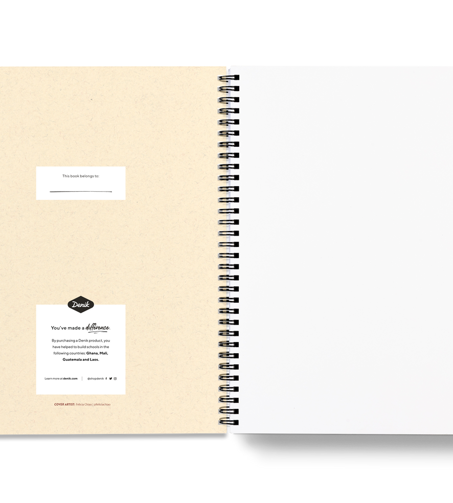 Large Spiral Notebook Denik