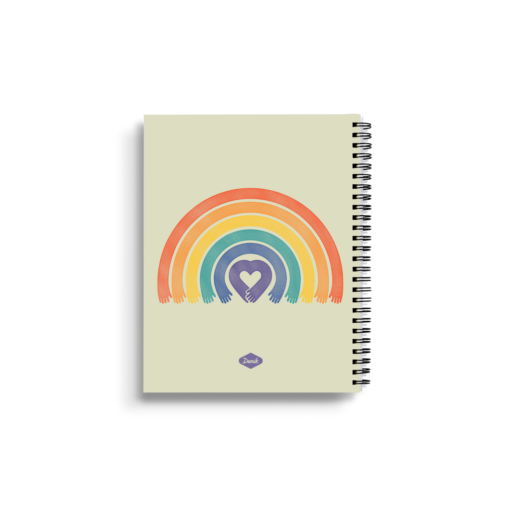 Love All Medium Wire-O Notebook